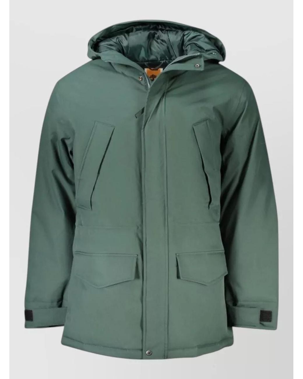 Timberland Green Padded Hooded Jacket for men