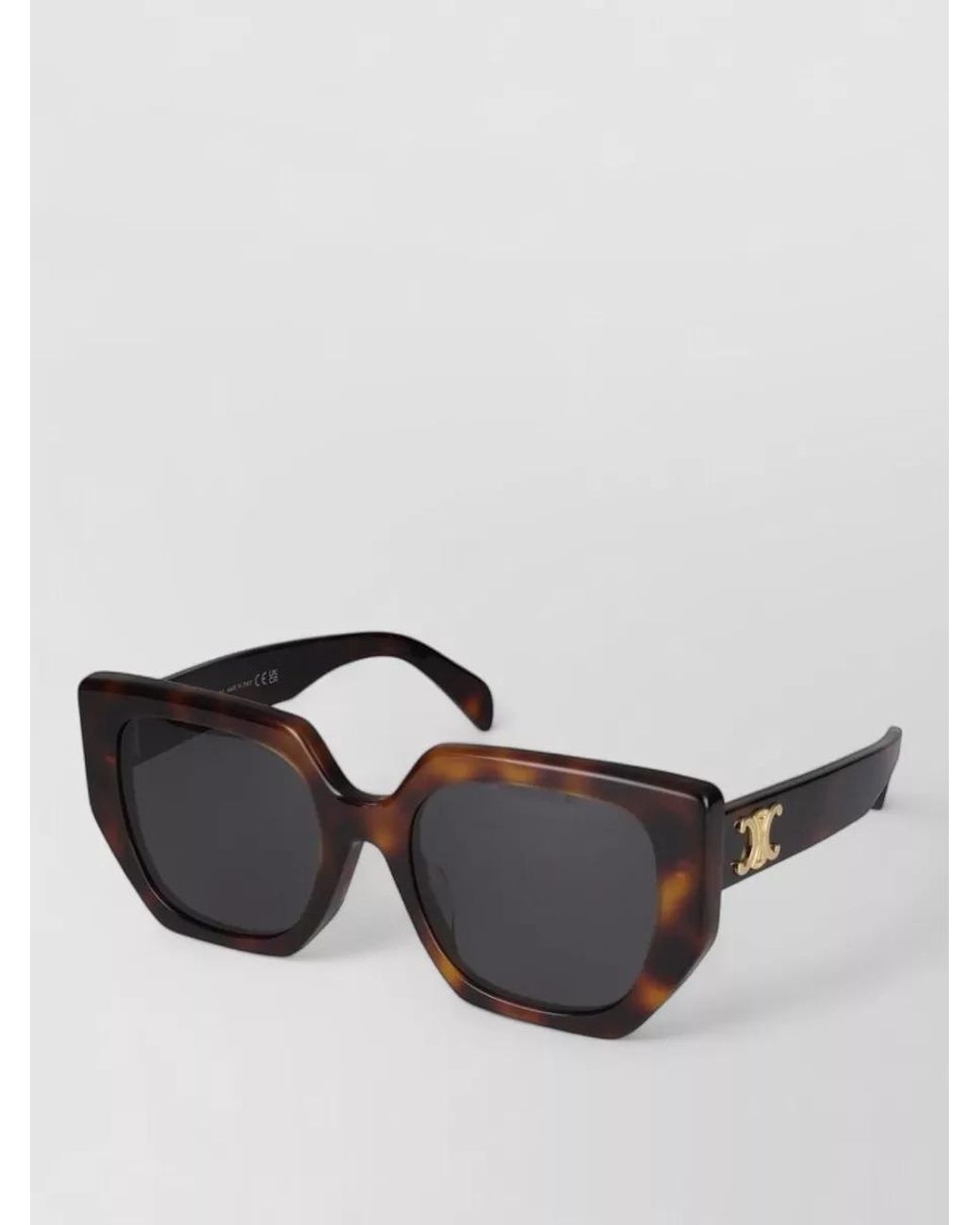 Céline Black Rectangular Sunglasses