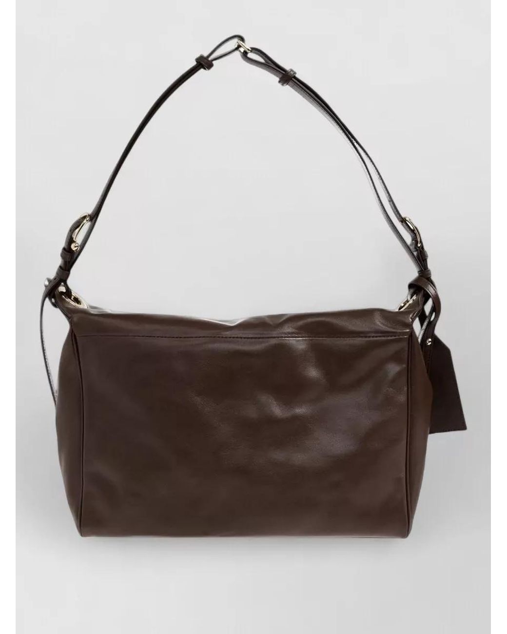 Furla Brown Ginevra Leather Shoulder Bag