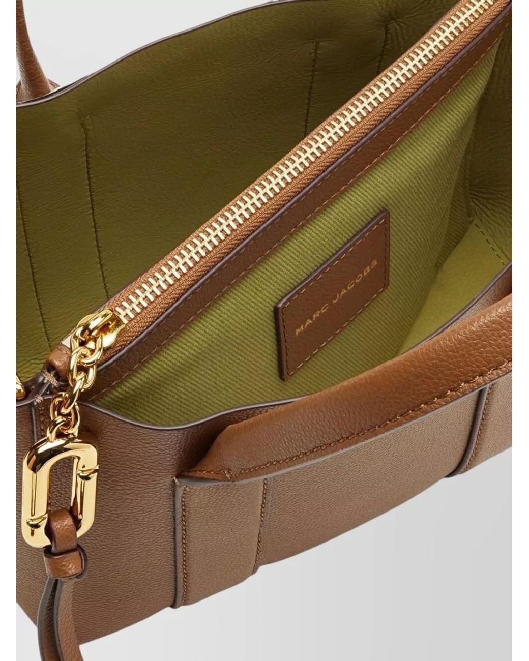Marc Jacobs Brown The Tote Bag Small Leather Shoulder Bag
