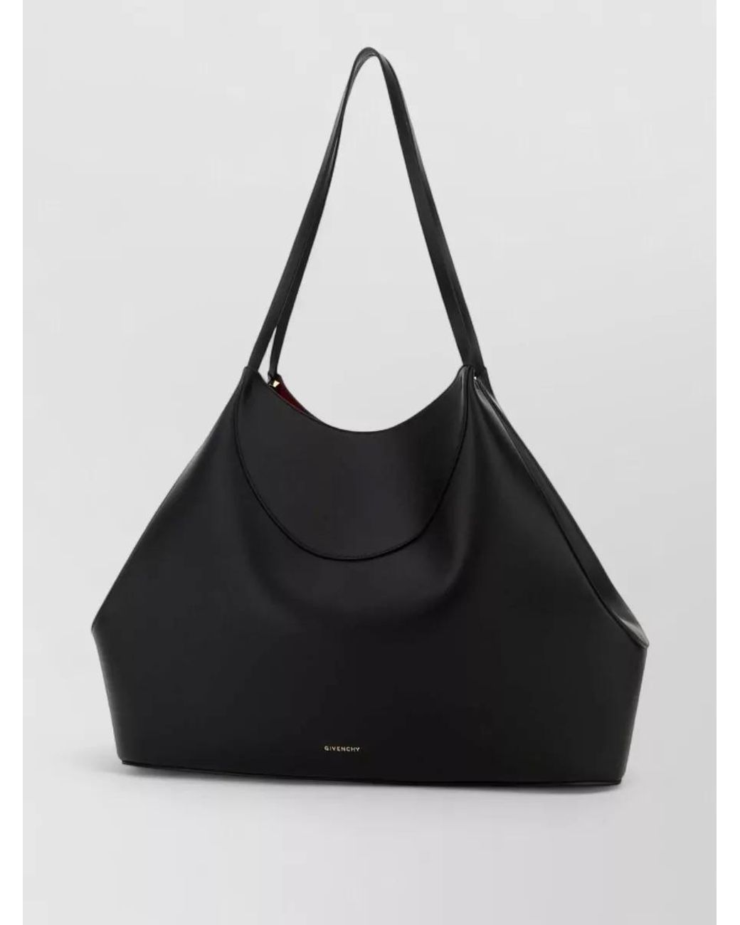 Givenchy Black Leather Medium Facet Shopping Bag