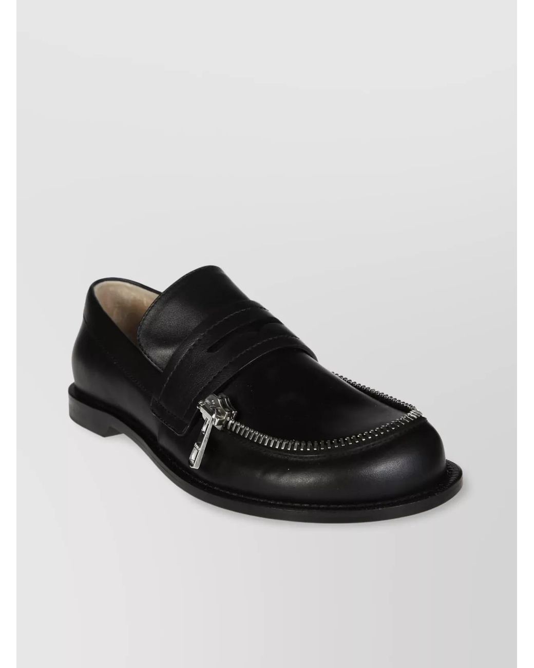 J.W. Anderson Black Leather Loafers