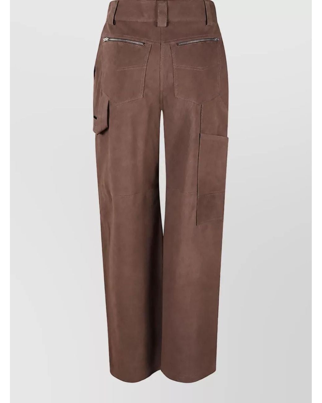 IRO Brown Wide-Leg Trousers
