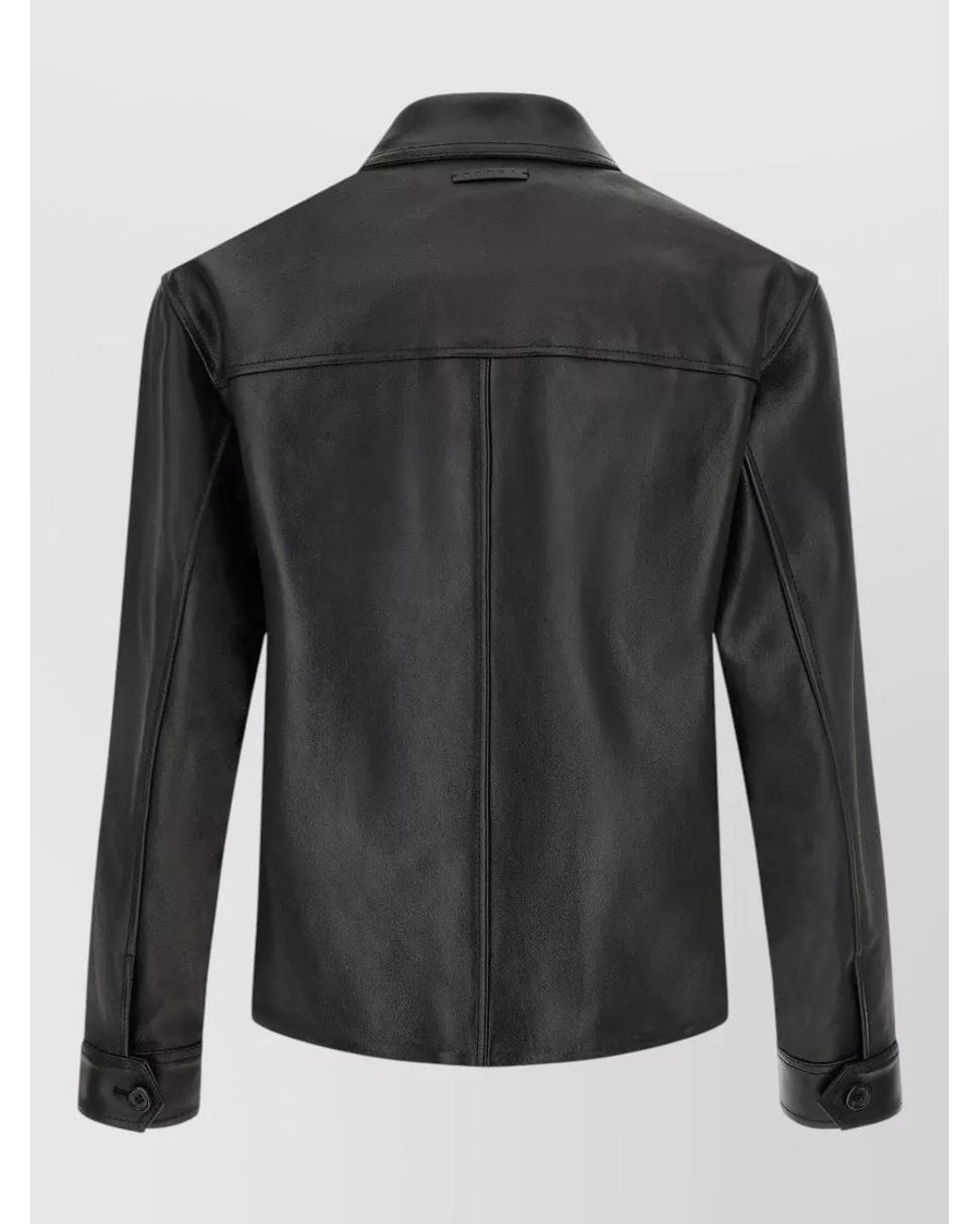 Marni Brown Leather Jacket for men