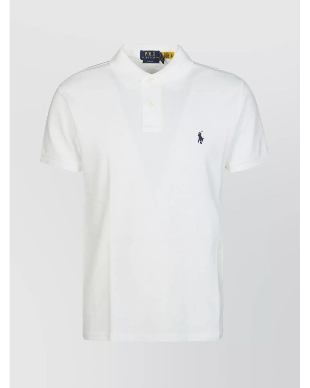 Polo Ralph Lauren Short Sleeve Polo Shirt in White for Men | Lyst UK