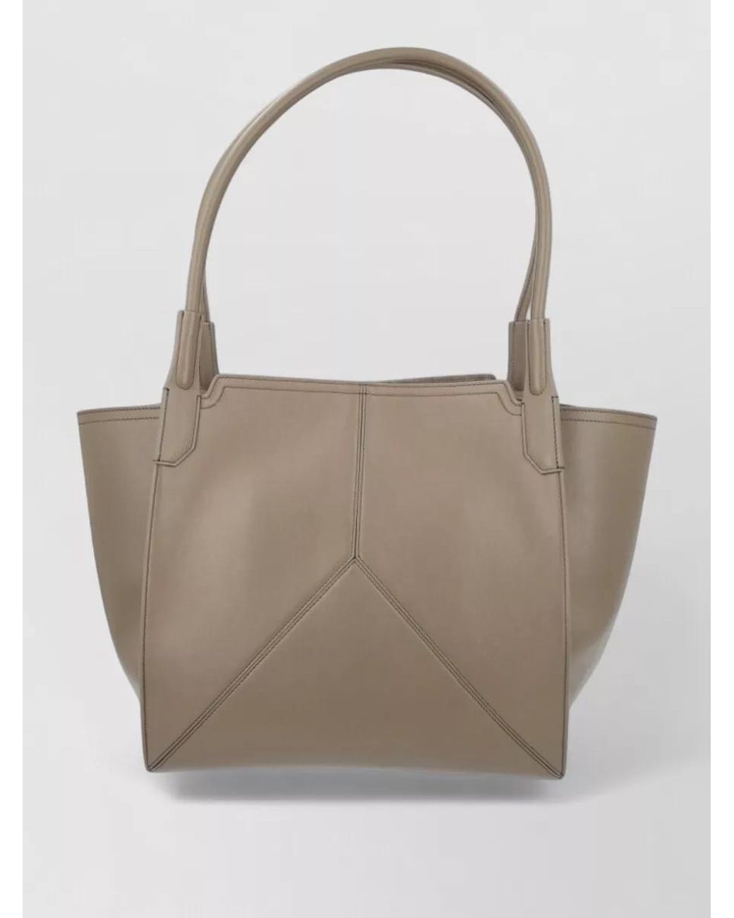 Victoria Beckham Natural Victoria Leather Tote Bag