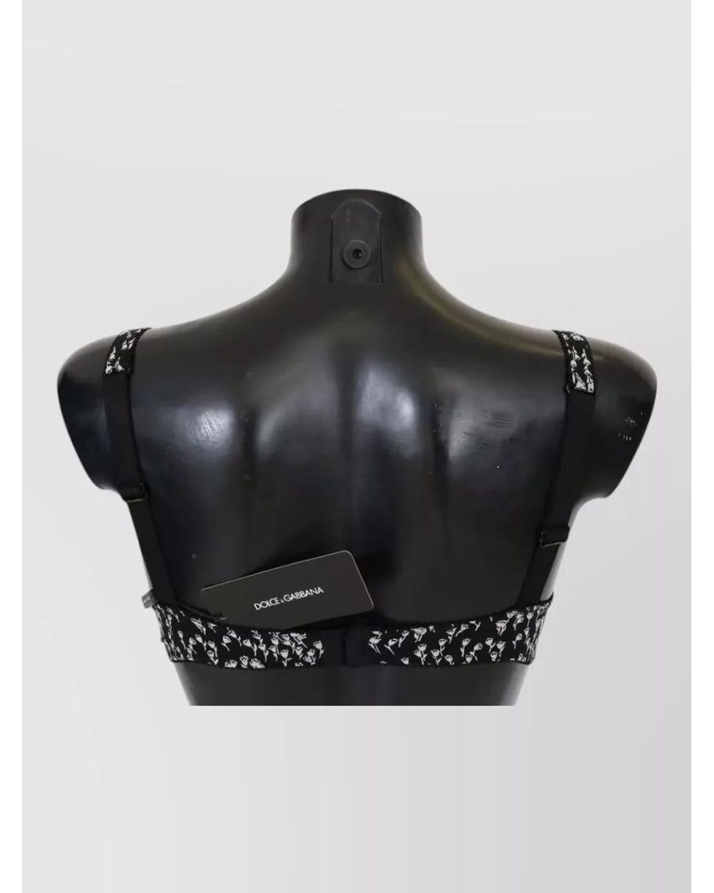 Dolce & Gabbana Black Silk Lace Underwire Bra