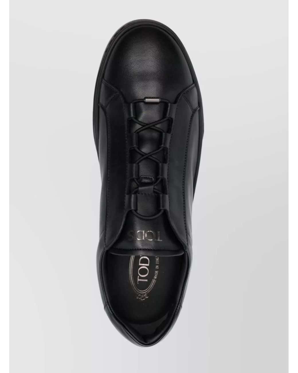 Tod's Black Leather Sneakers for men