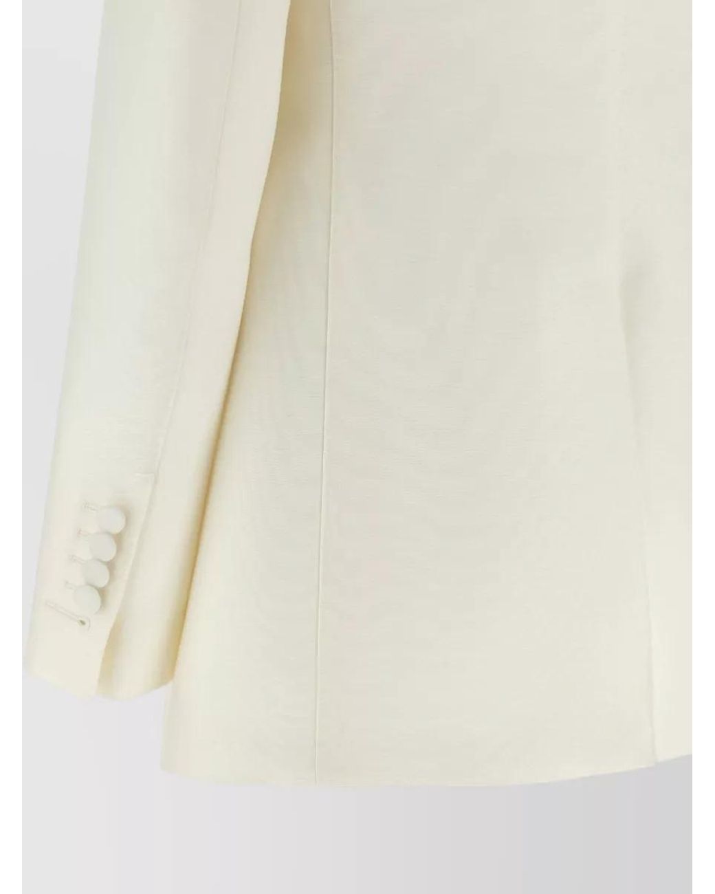 Tom Ford Natural Silk Blend Single-Breasted Blazer