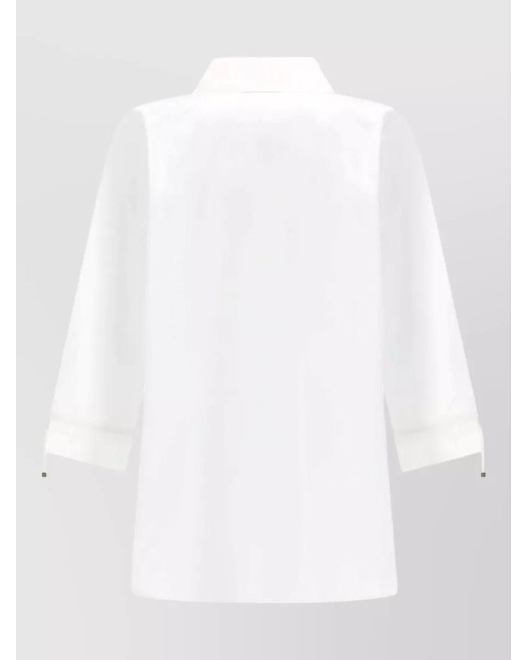 Max Mara White Cotton Shirt