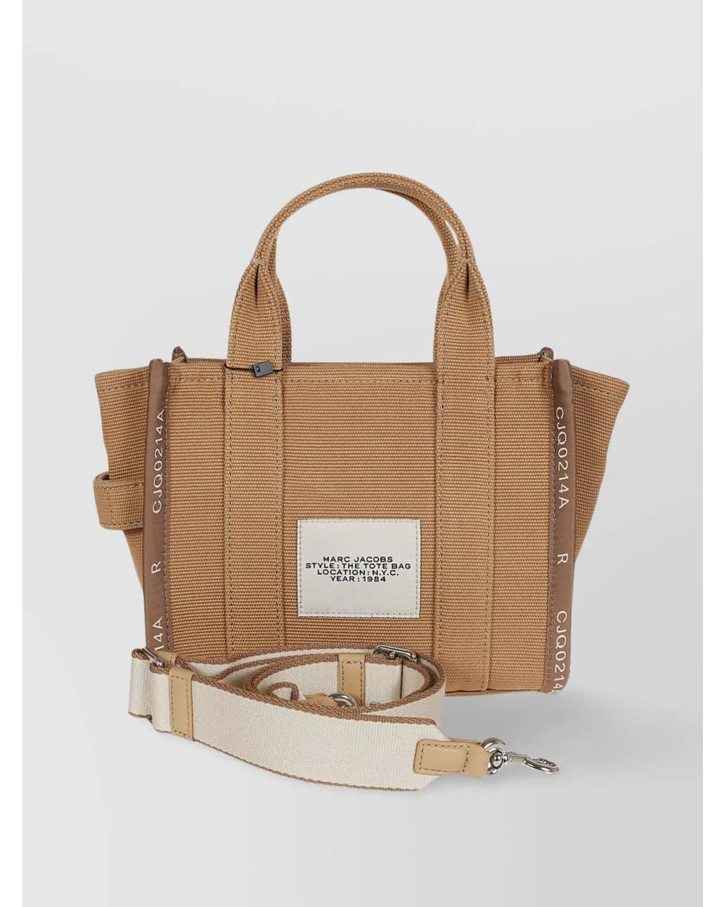 Marc Jacobs Natural The Tote Bag Small Jacquard Tote Bag