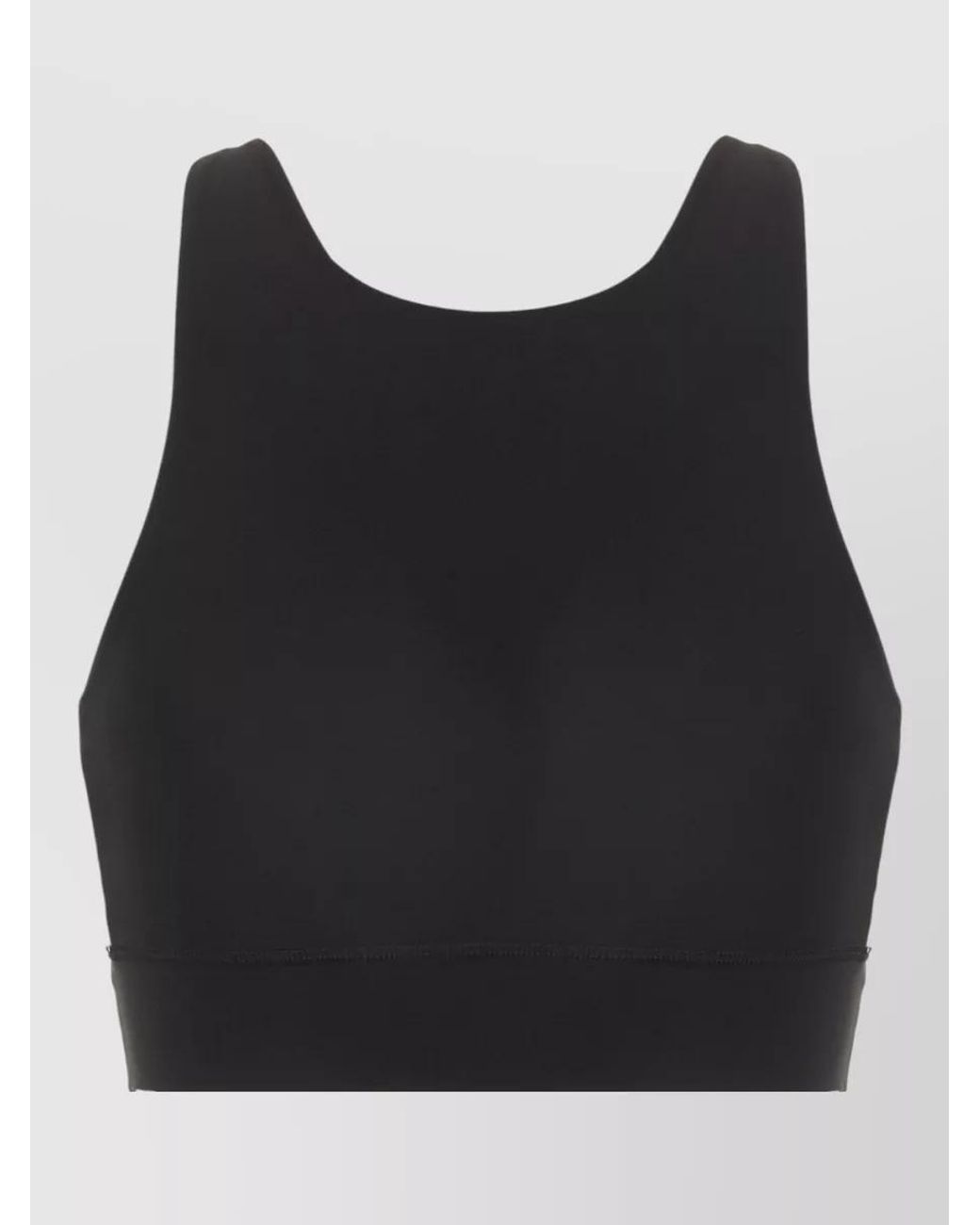 Palm Angels Black Stretch Nylon Bra