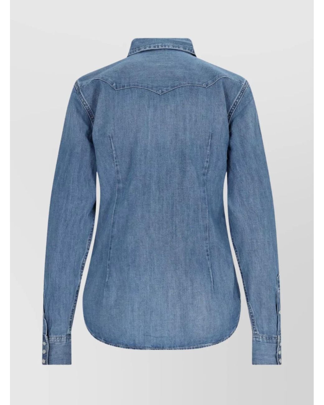 Polo Ralph Lauren Blue Denim Western Shirt