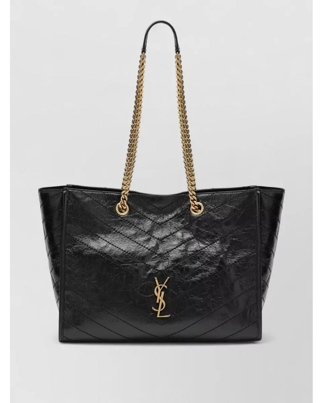Saint Laurent Black Niki Leather Tote Bag