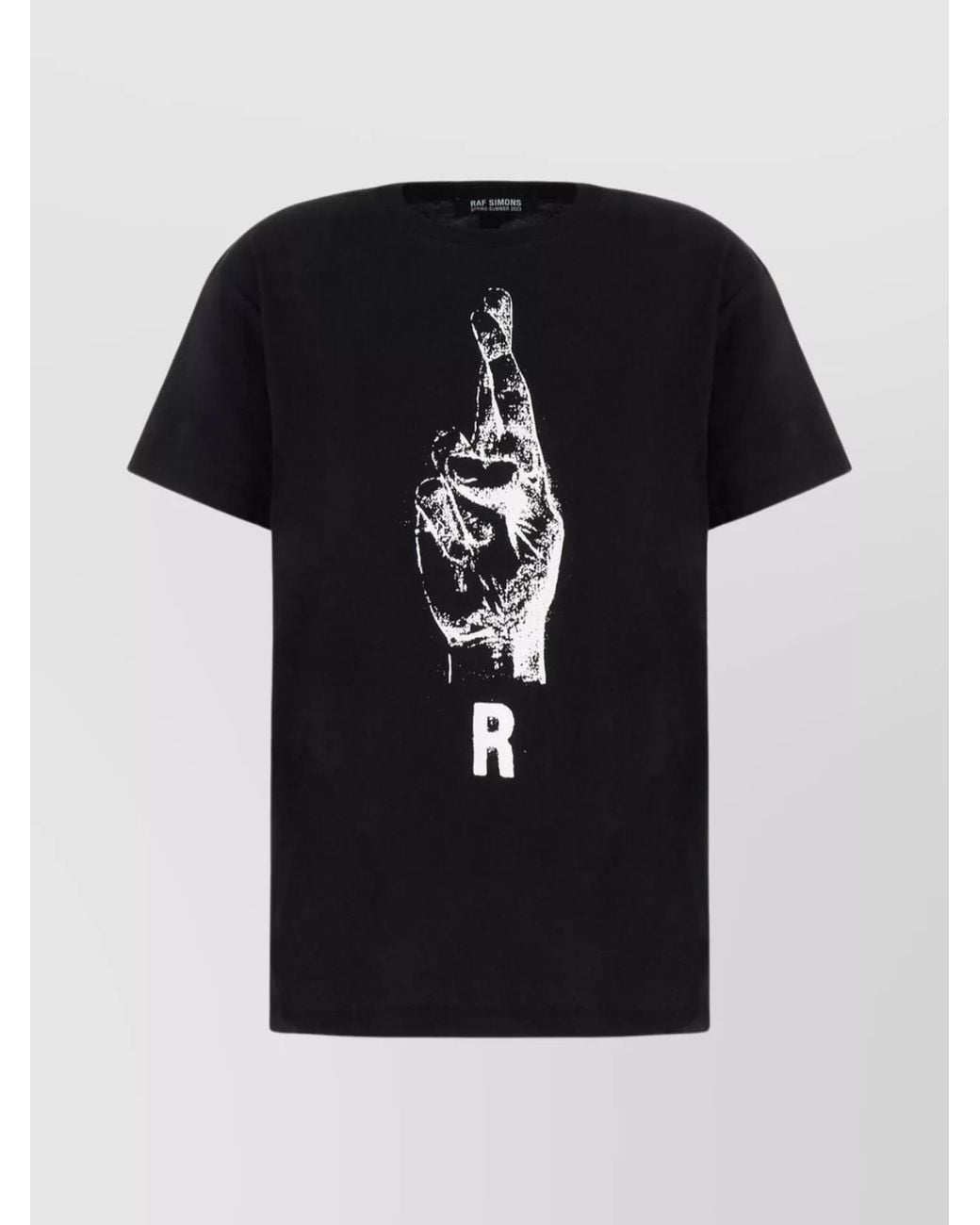 Raf Simons Black Clothing T-Shirt