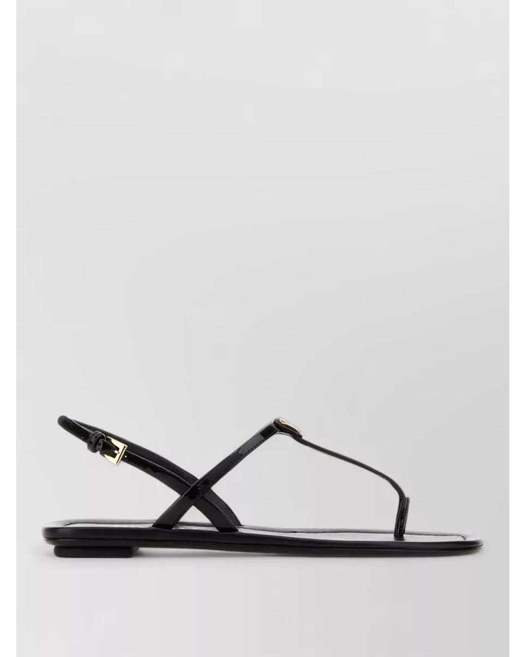 Prada Multicolor Patent Leather Thong Sandals