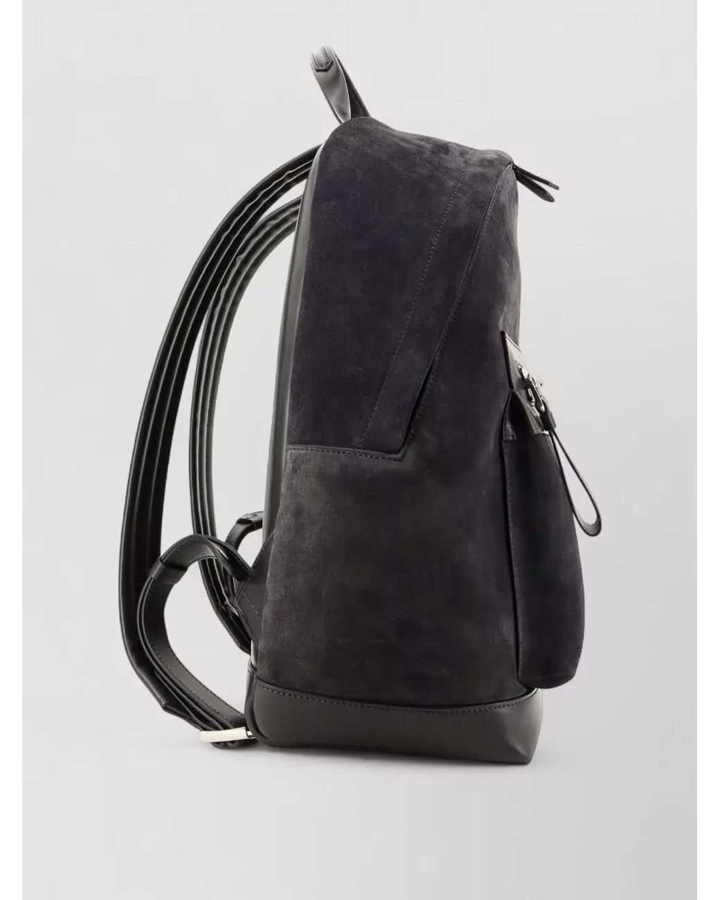 Tom Ford Black Suede Leather Backpack for men