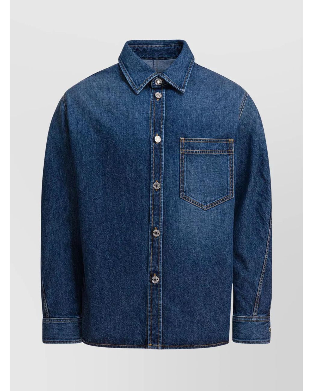 Givenchy Blue Denim Overshirt for men