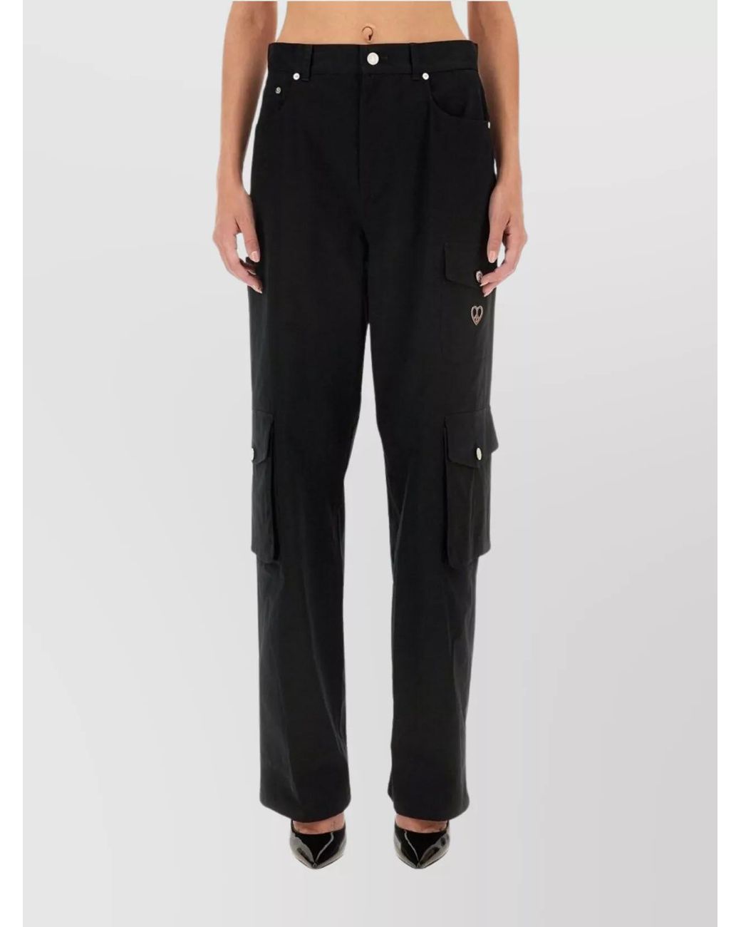 Moschino Black Cargo Pants