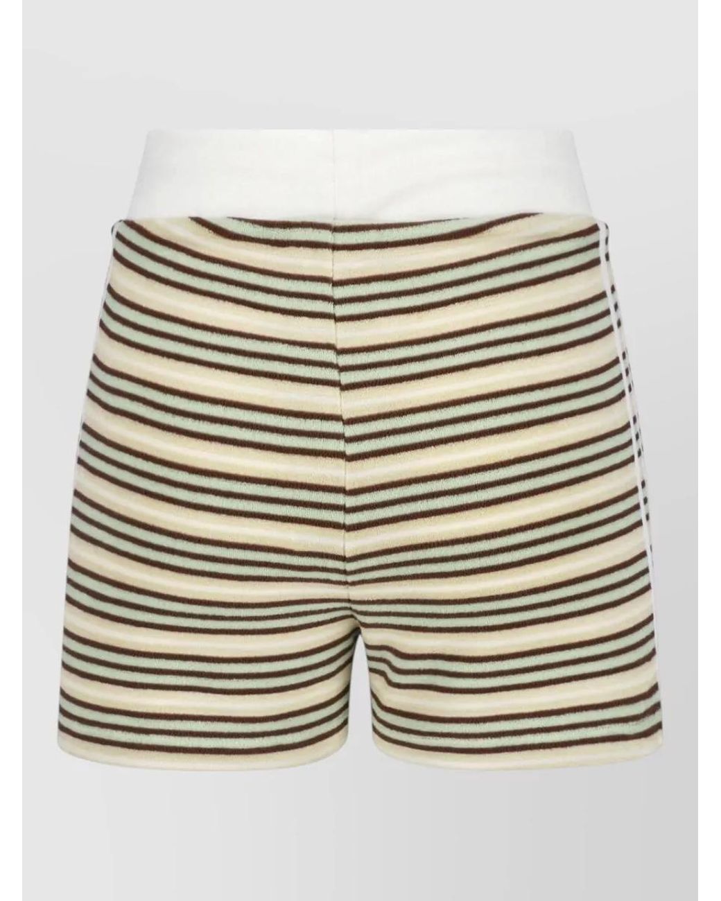 Adidas Natural Straight Cotton Knee-Length Shorts