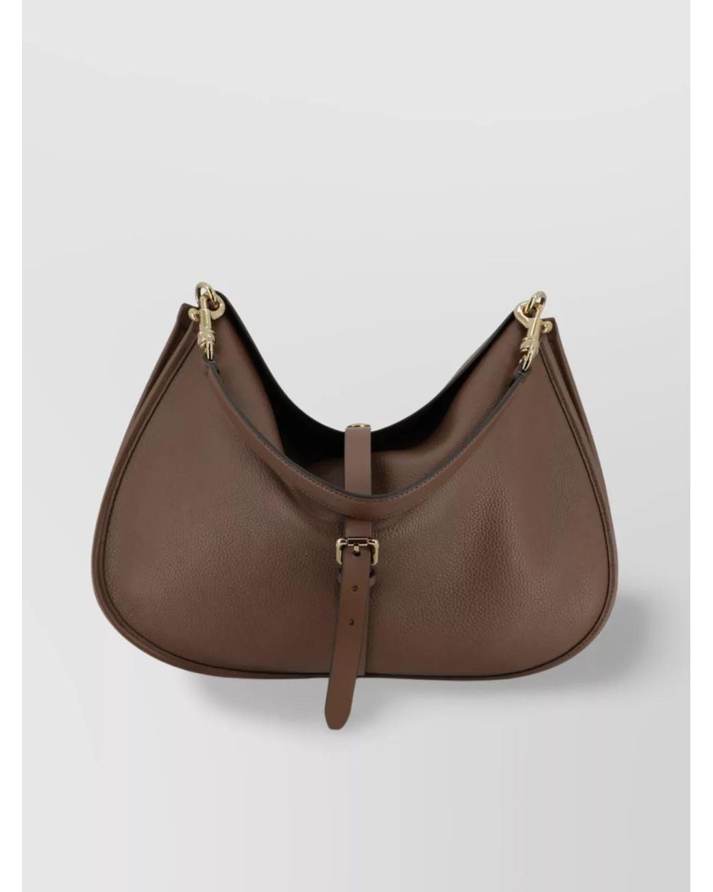 Etro Brown Na Na Leather Shoulder Bag