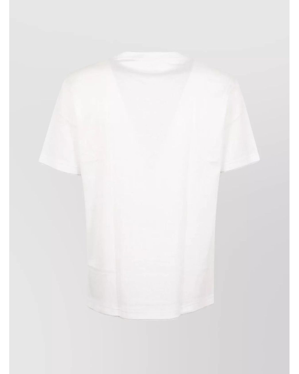 Eleventy White Cotton Regular-Fit Crew-Neck T-Shirt for men