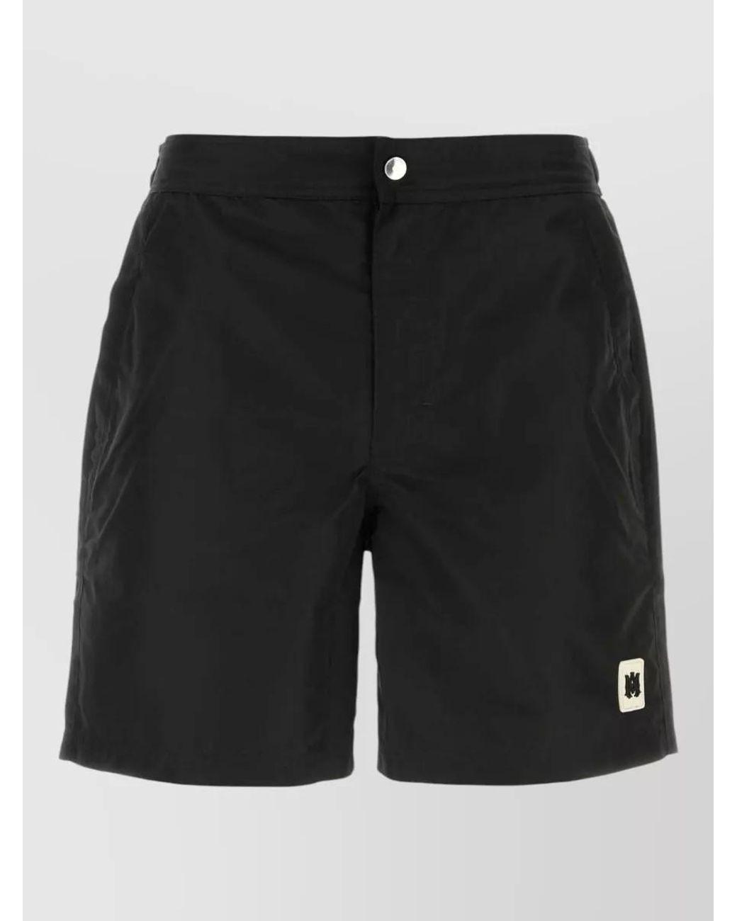 Amiri Black Polyester Swim Shorts for men
