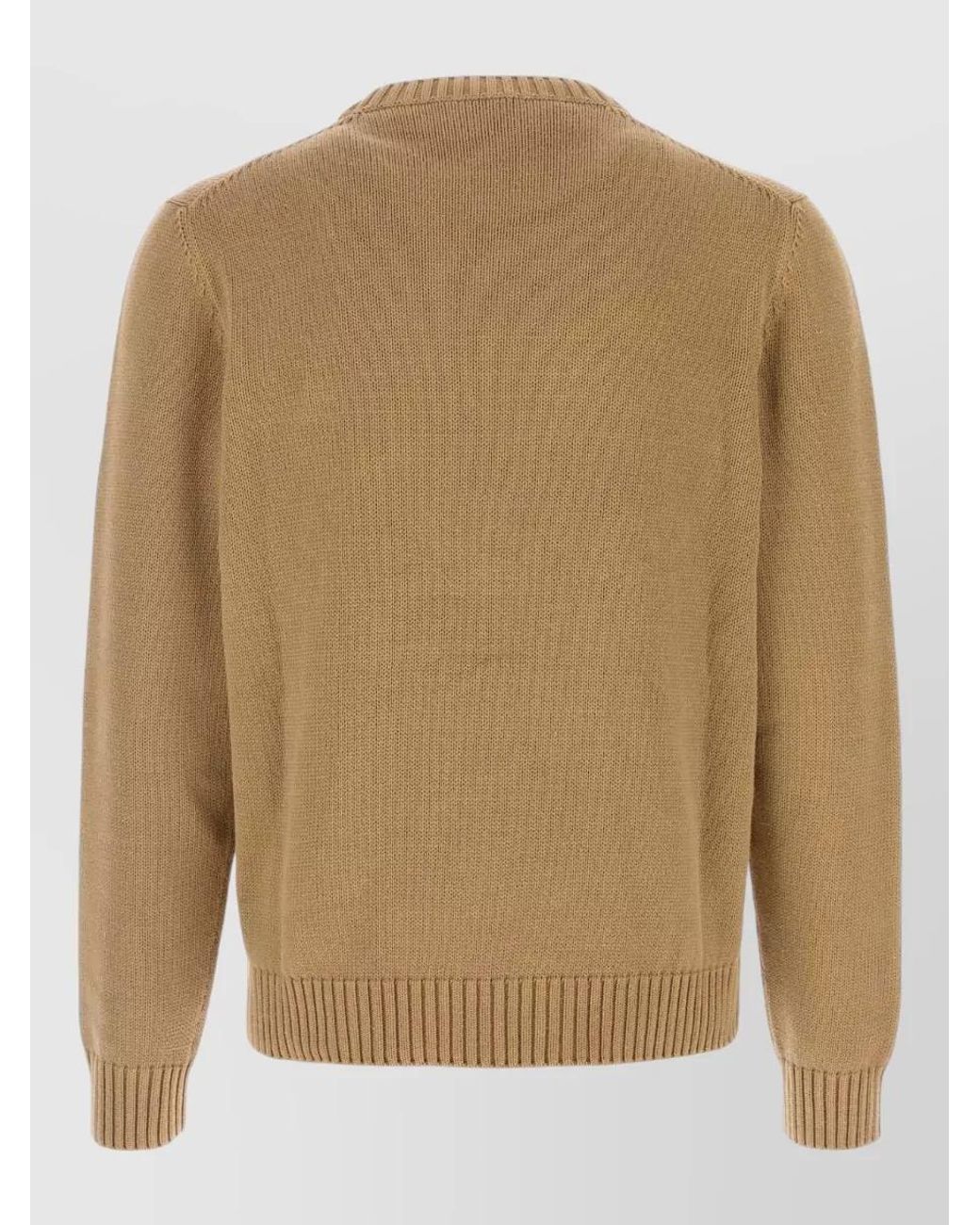 Prada Natural Cotton Sweater for men