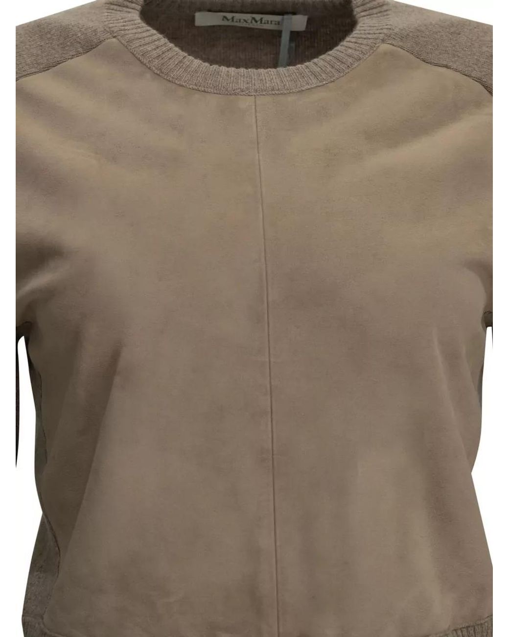Max Mara Multicolor Cashmere Wool Crew-Neck Sweater