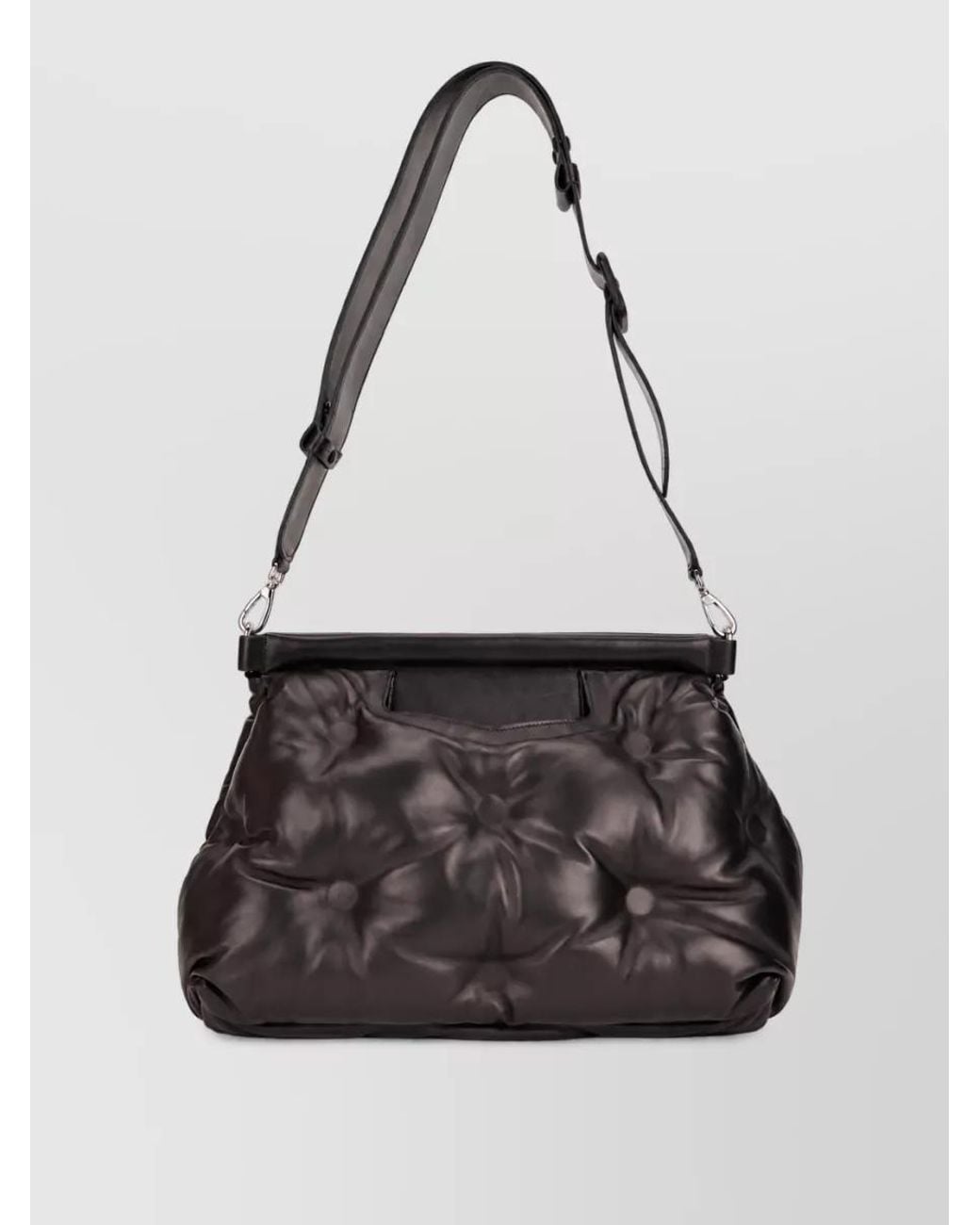 Maison Margiela Black Glam Slam Leather Shoulder Bag