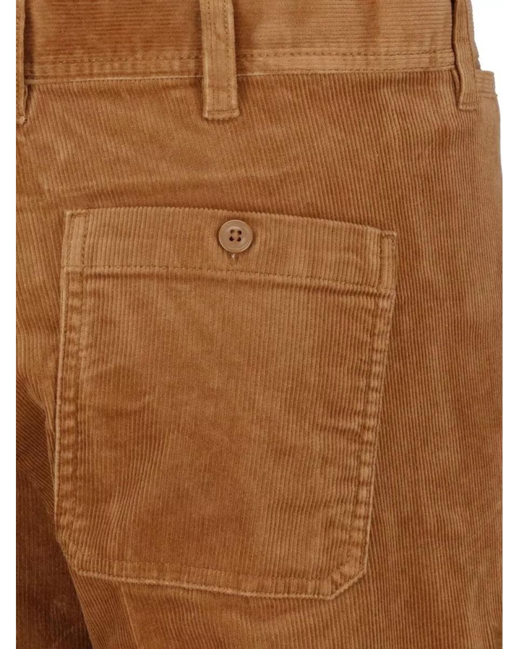 Polo Ralph Lauren Natural Corduroy High-Rise Flared Trousers