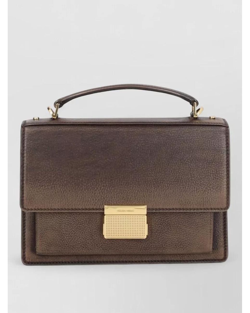 Golden Goose Deluxe Brand Brown Na Calf Leather Cross-Body Bag