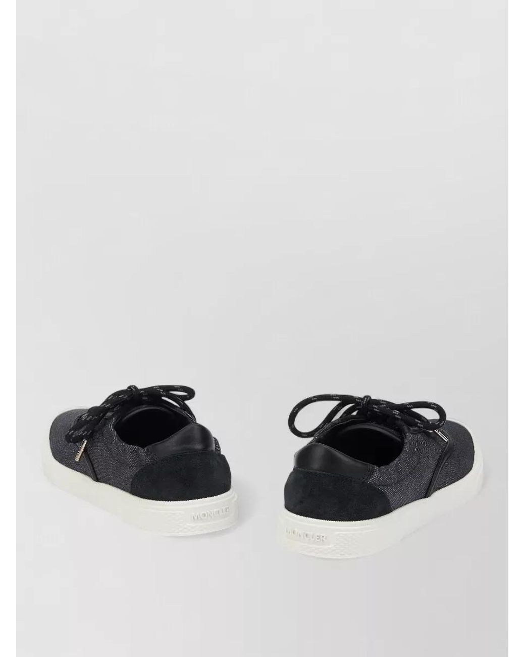 Moncler Multicolor Denim Low-Top Sneakers