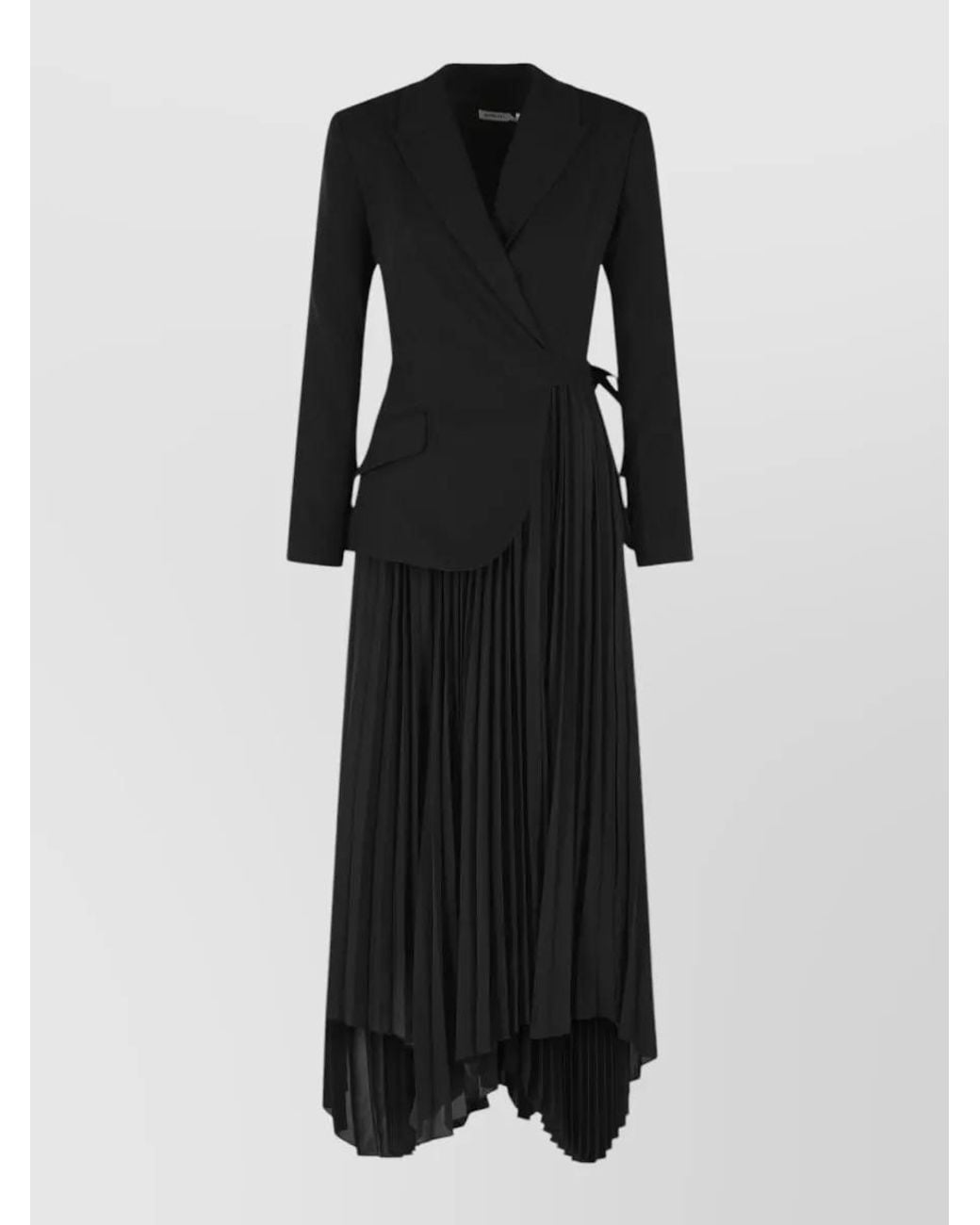 Jonathan Simkhai Black Acetate-Blend Evening Dress