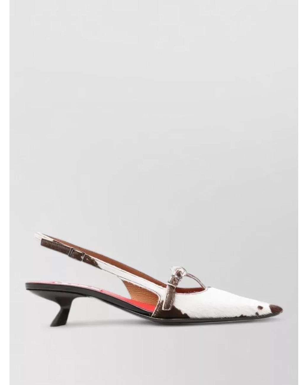 Marni Pink Calf Hair Pumps