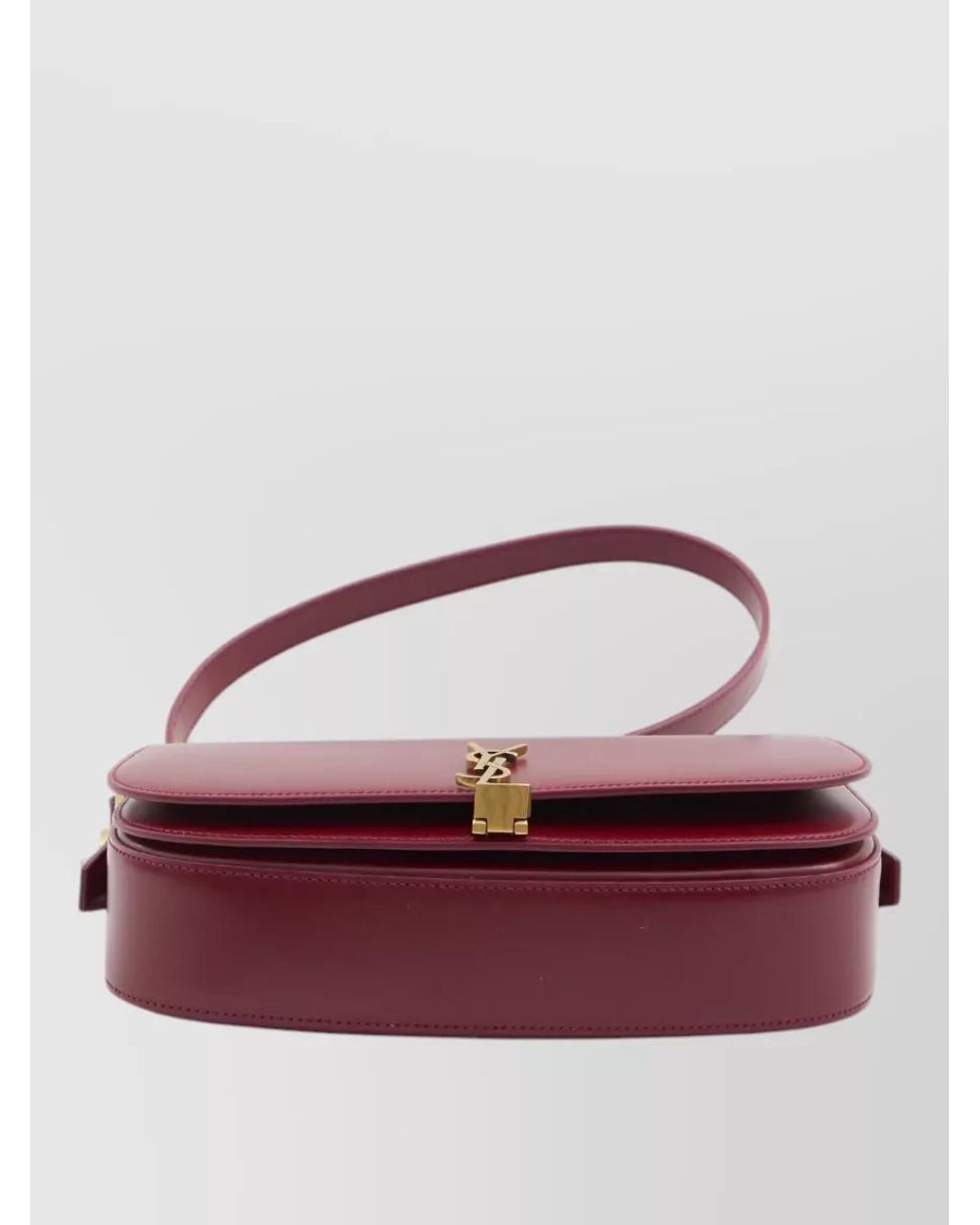 Saint Laurent Purple Voltaire Calfskin Shoulder Bag