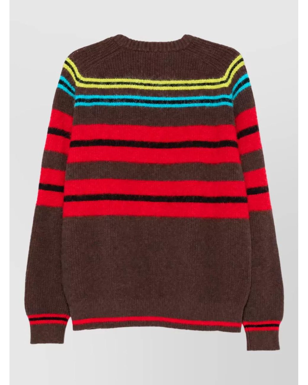 Lanvin Red Cashmere Crewneck Jumper for men