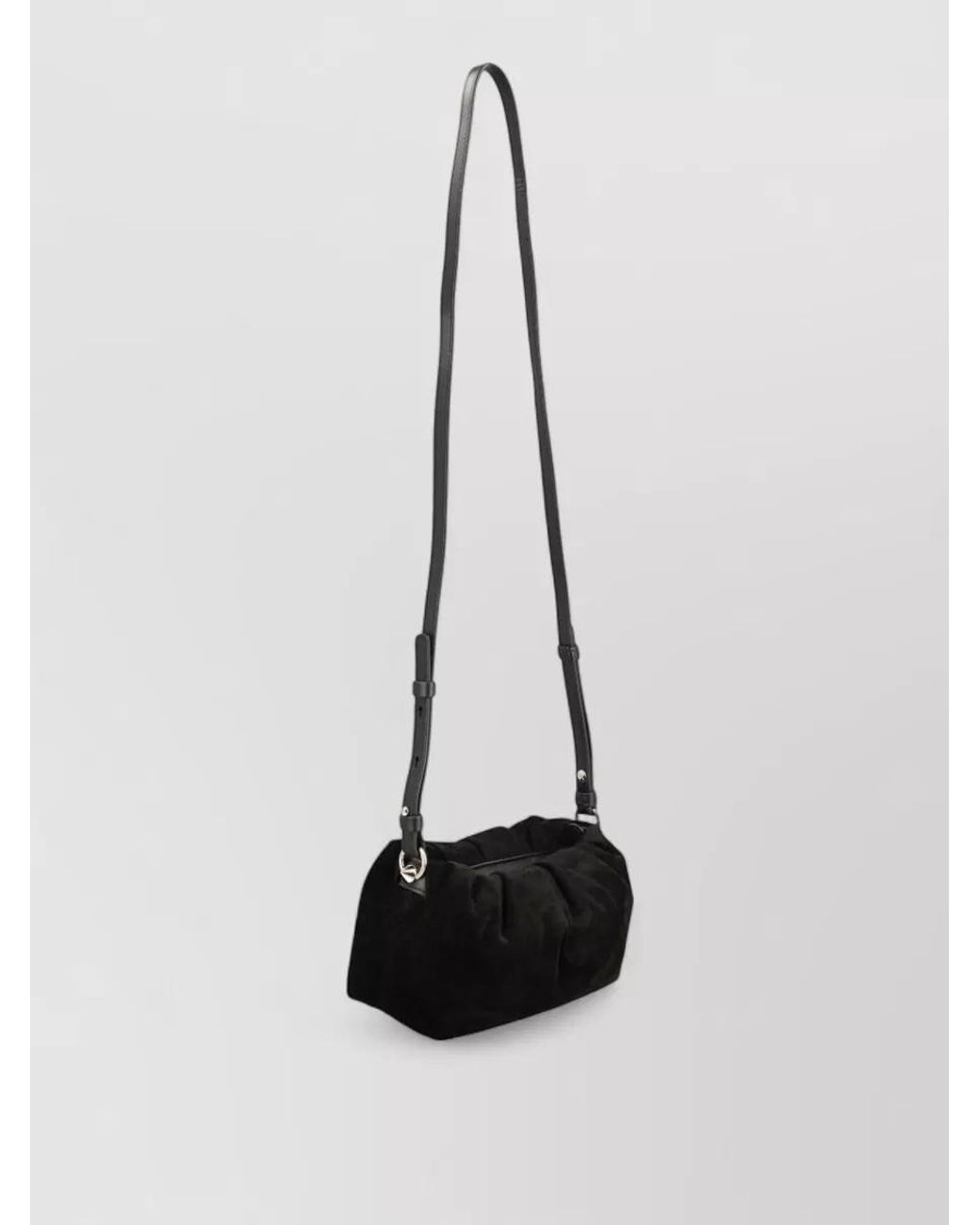 Christian Louboutin Black Eva Mini Suede Leather Clutch Bag