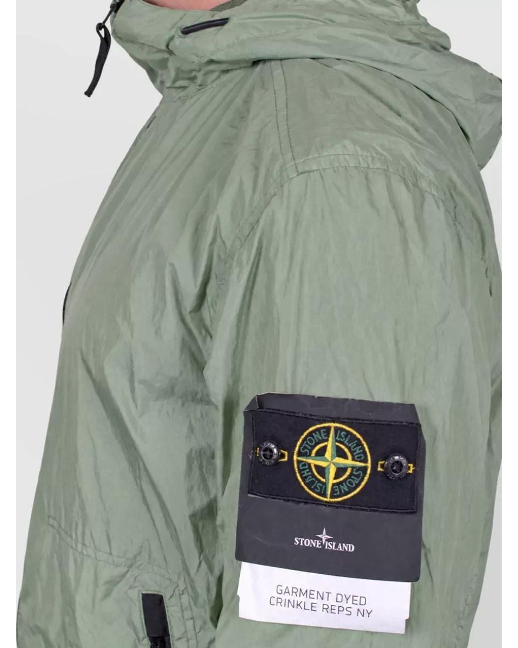 Stone Island Green Puffer Jacket for men