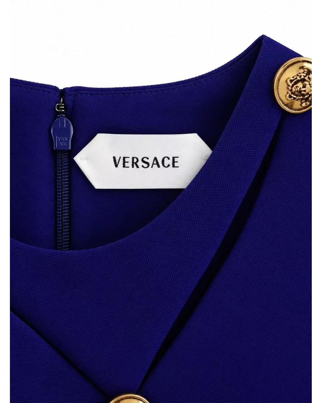 Versace Blue Mini Dress