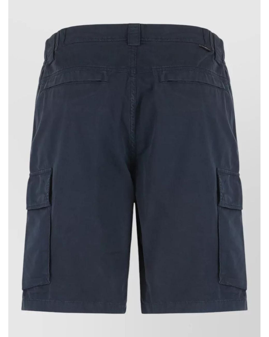 Woolrich Blue Cotton Cargo Shorts for men