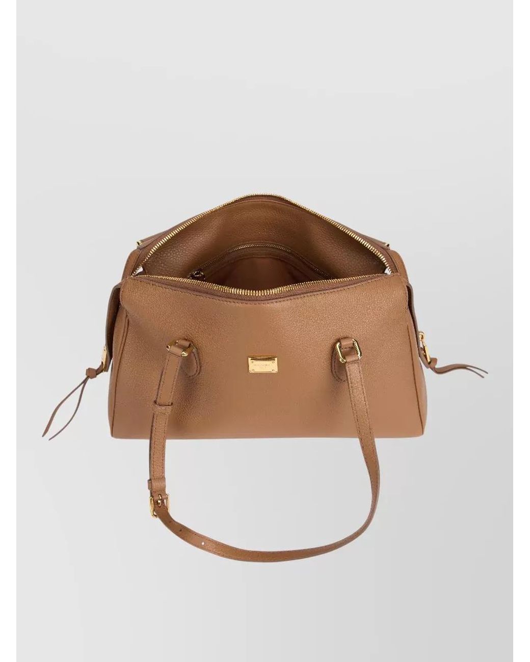 Dolce & Gabbana Natural Shoulder Bag Calf Leather Shoulder Bag