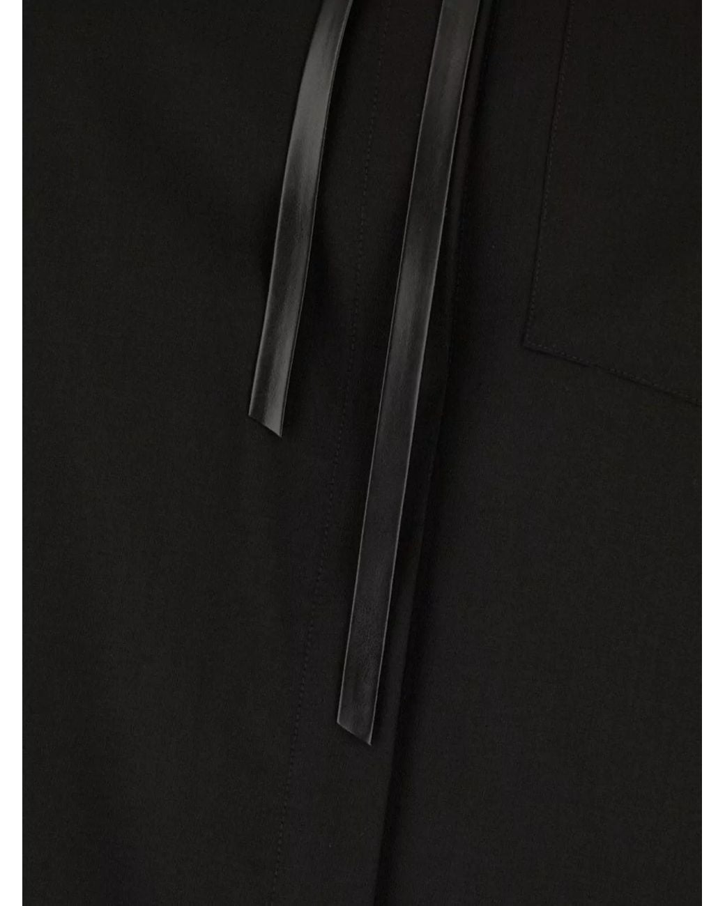 Sportmax Black Wool Shirt
