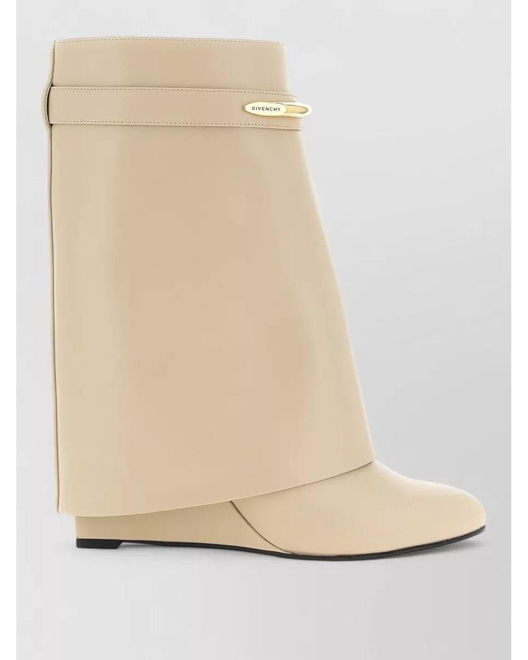 Givenchy White Calf Leather Ankle Boots