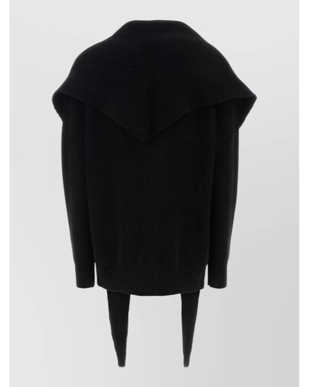 Blumarine Black Virgin Wool Fitted Jacket