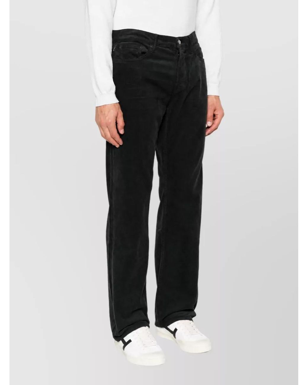 Tom Ford Black Corduroy Biker Jacket for men