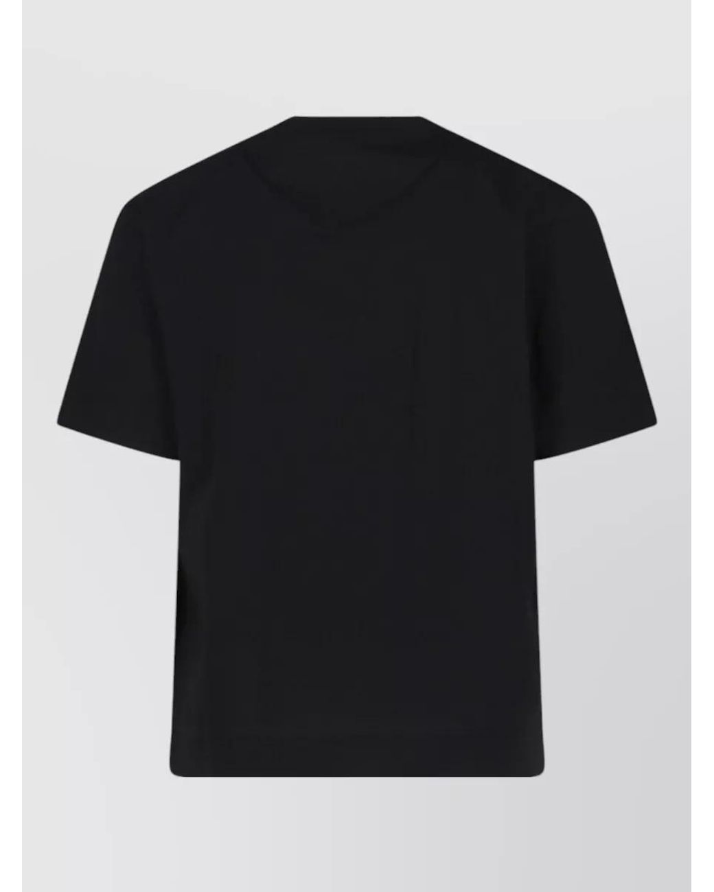 Fendi Black Cotton Short-Sleeve T-Shirt for men