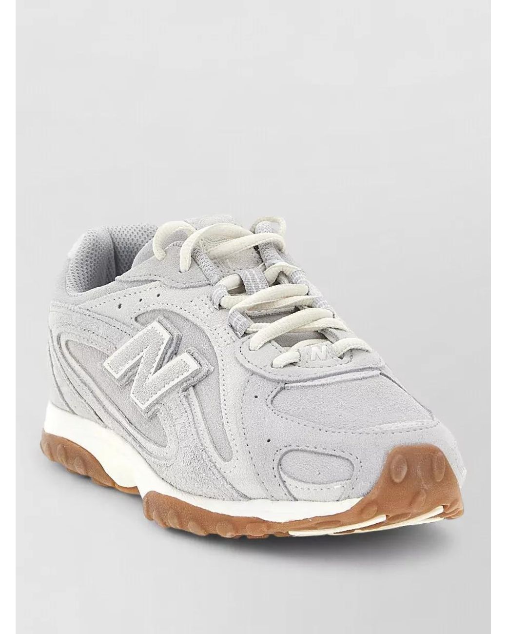 New Balance White Low-Top Sneakers