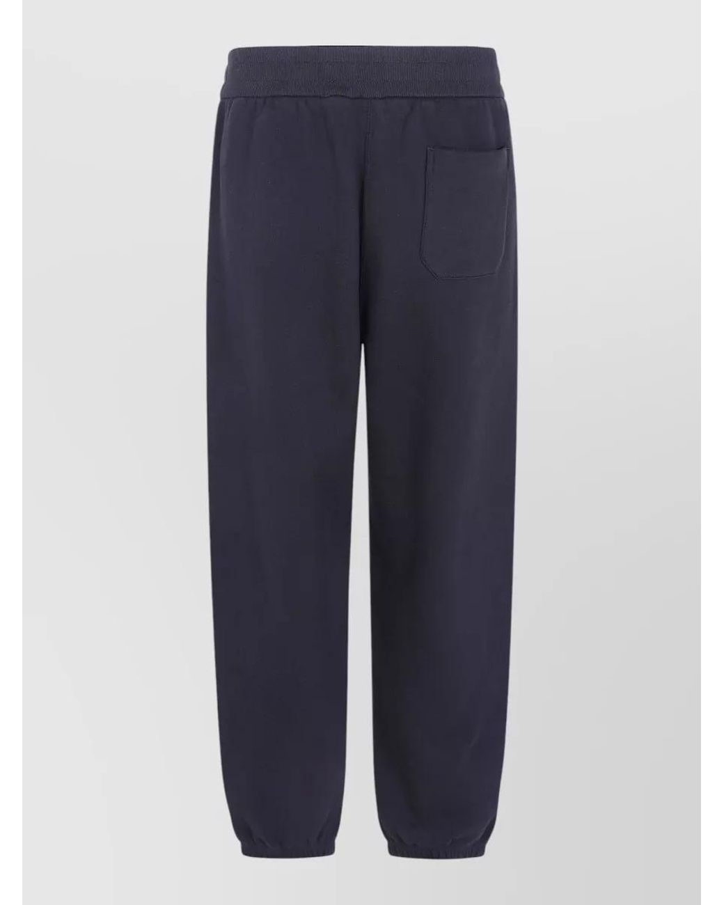 Jil Sander Blue Cotton Track Pants for men