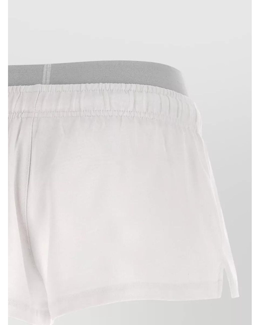 DIESEL White Terry Short Shorts